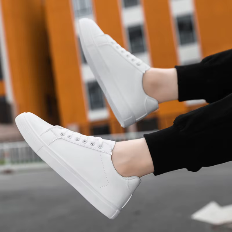 Blanc noir hommes chaussures confortables