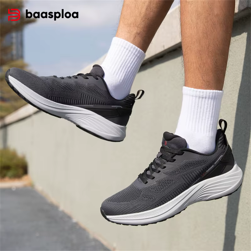 Baasploa hommes chaussures de course légères nouvelles