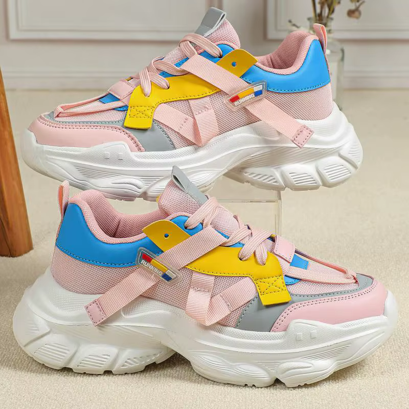 Baskets orange pour femmes