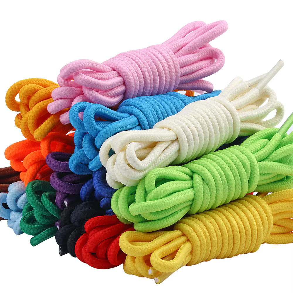 1 paire de lacets ronds classiques en polyester