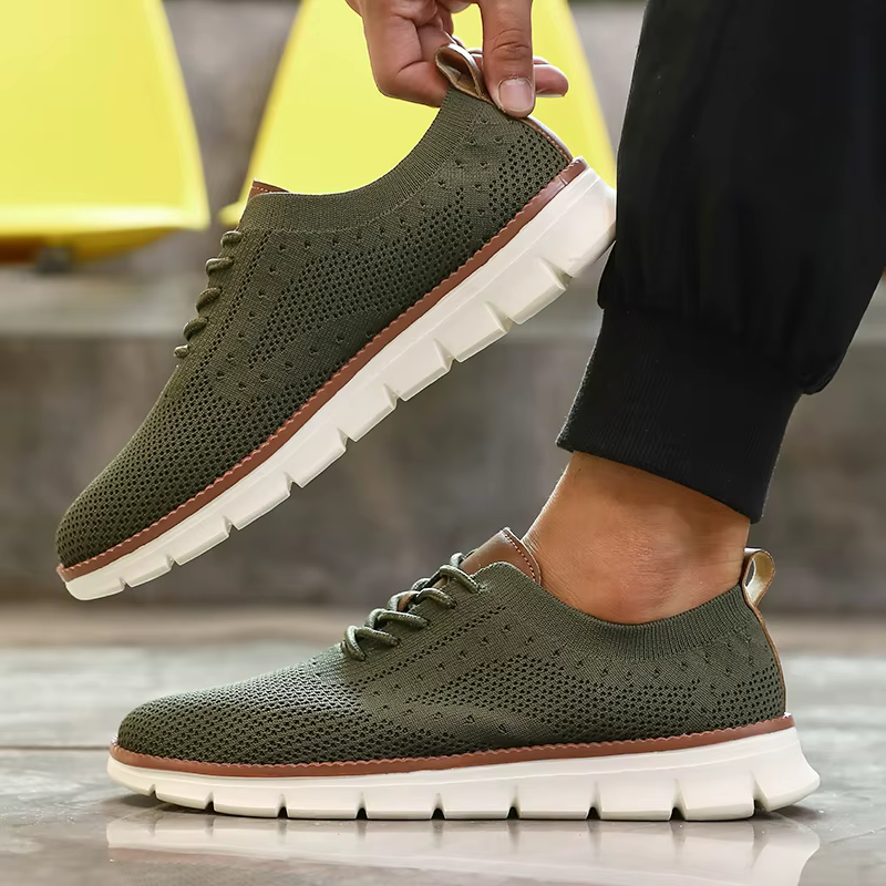Chaussures tricotées décontractées ultra-légères pour hommes