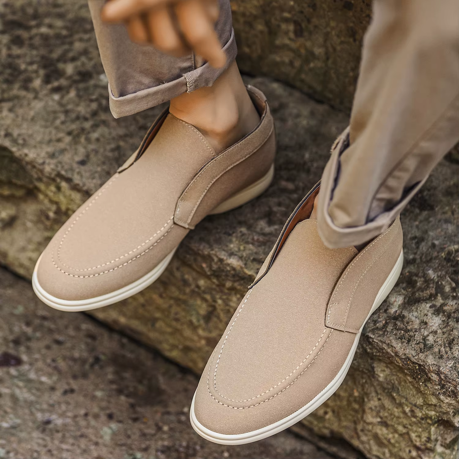 Mocassins taille moyenne pour hommes