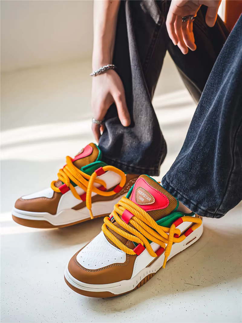 2025 Streetwear Hip Hop baskets hommes originaux sport Skateboard chaussures homme mode bas