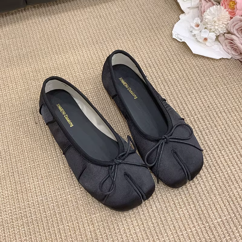 Chaussures plates pour femmes French Gentle Bow