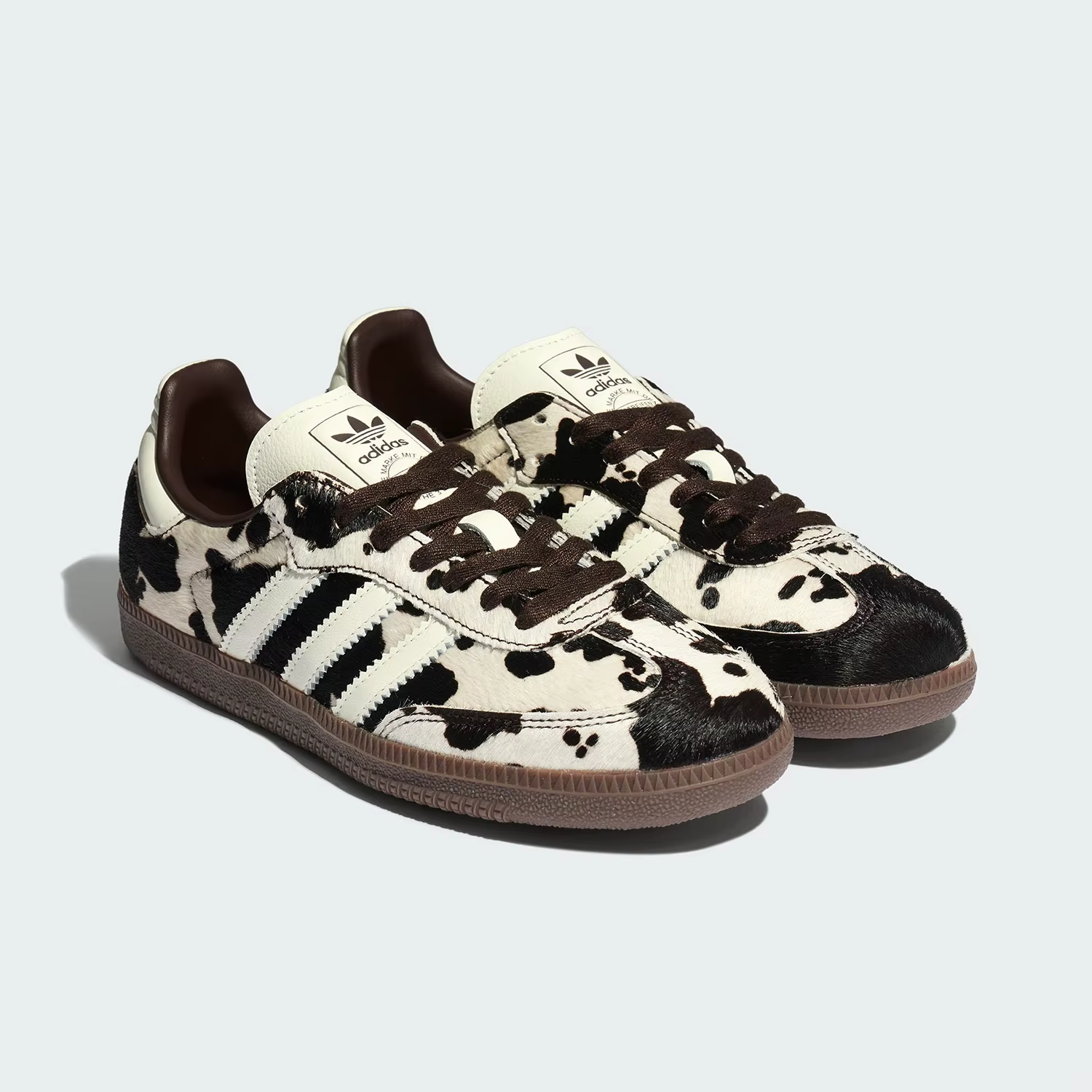 Adidas Originals Chaussures décontractées à motif en cuir de vache pour hommes et femmes KK2238