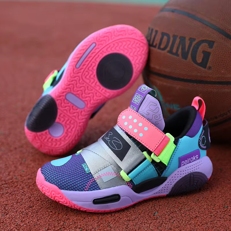 Chaussures de Basket Légères pour Enfant Garçon et Fille, Baskets d'Extérieur, Nouvelle Collection 2024