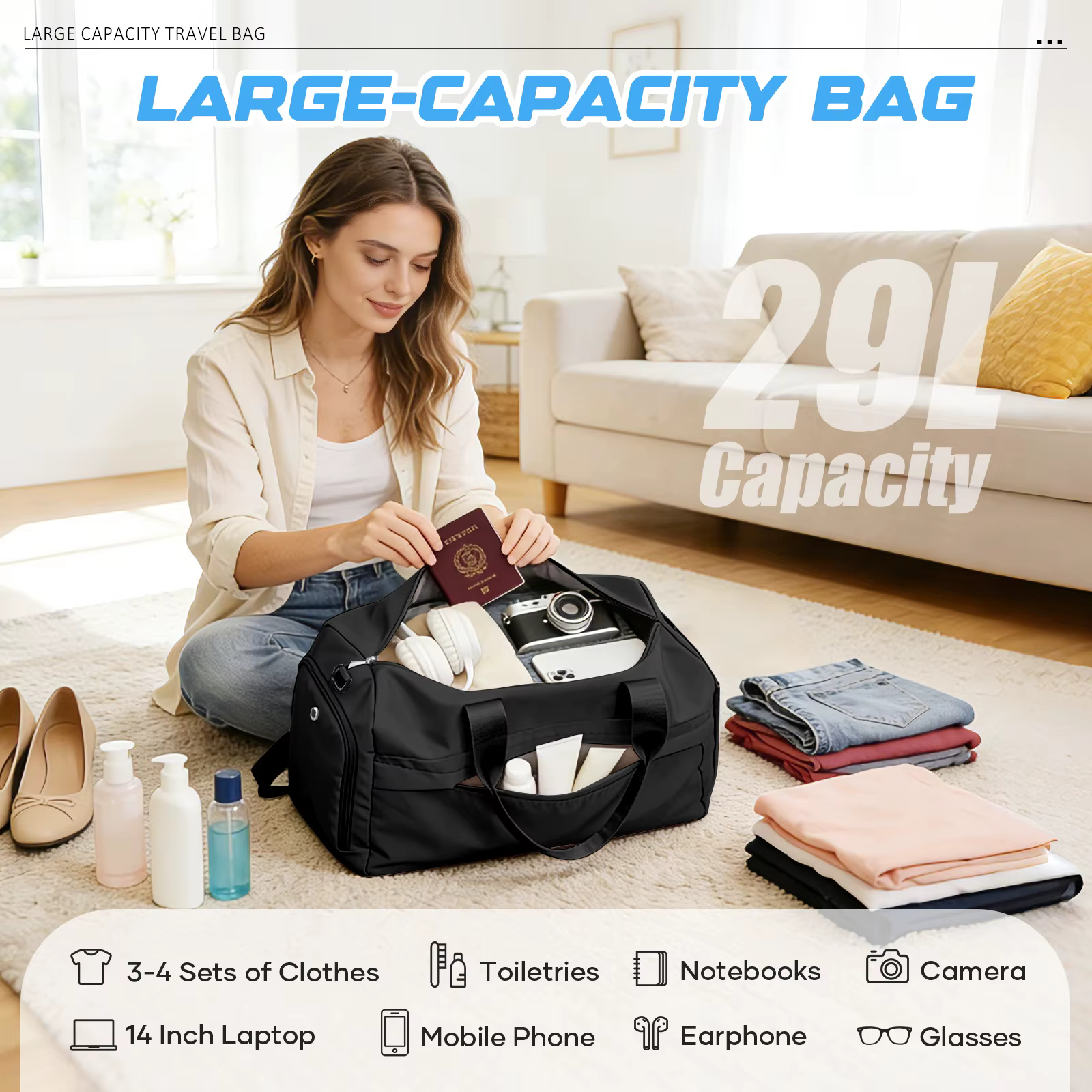 Sac de sport, sac de voyage pour hommes et femmes