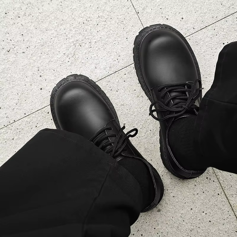 Chaussures en cuir à grosse tête pour hommes