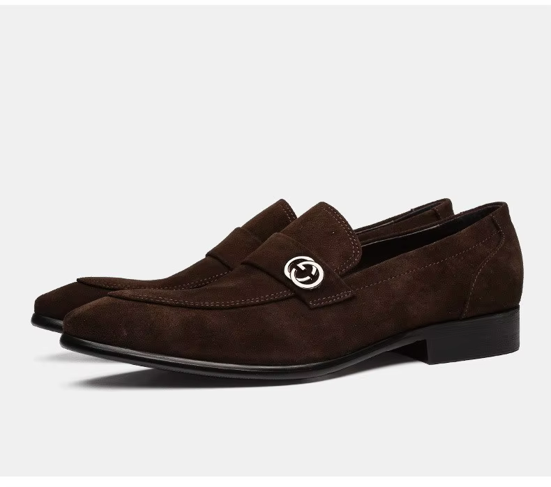 Chaussures en cuir d'affaires européennes pour hommes