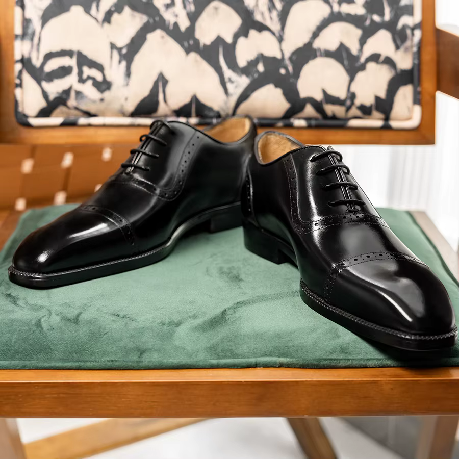 Hanmce Oxford-Chaussures Respirantes en Cuir group pour Homme