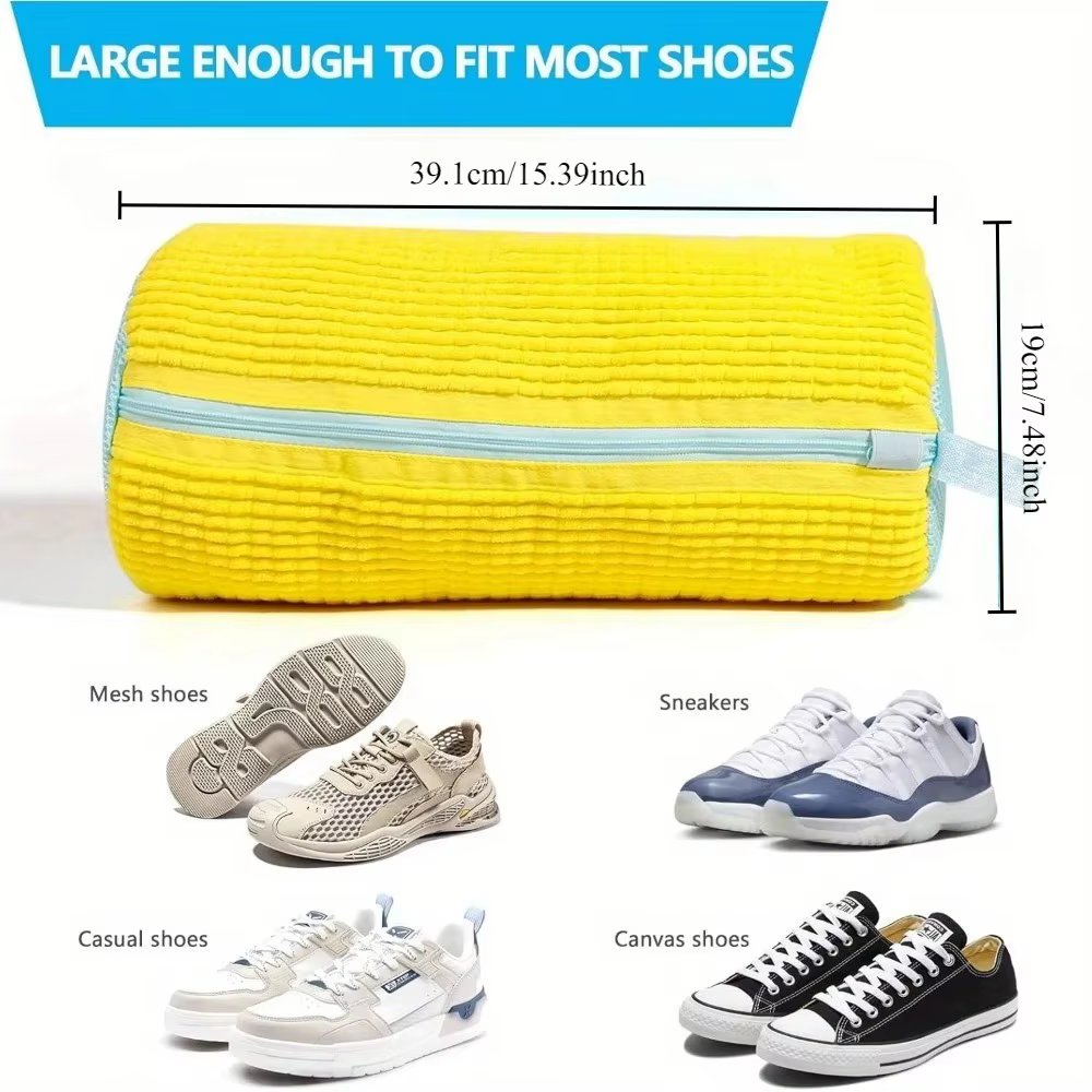 Sac de lavage rembourré pour chaussures
