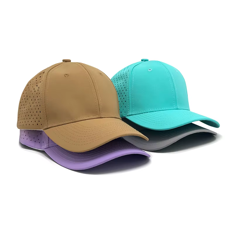 Casquette de baseball personnalisée avec logo découpé au laser