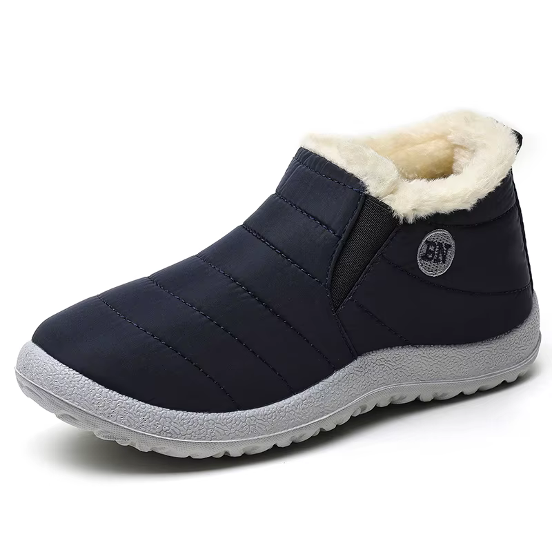Bottes pour hommes sans lacet chaussures d'hiver