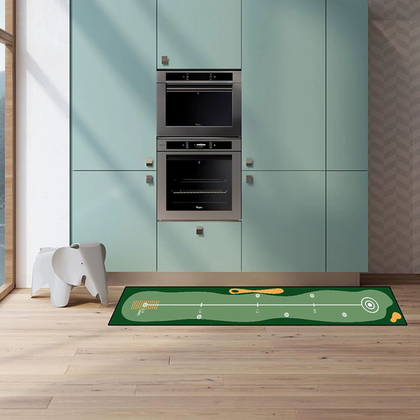 Tapis de frappe de Golf en salle, vert, équipement d'aide à l'entraînement pour la pratique du Golf, pour la maison, l'extérieur, l'arrière-cour