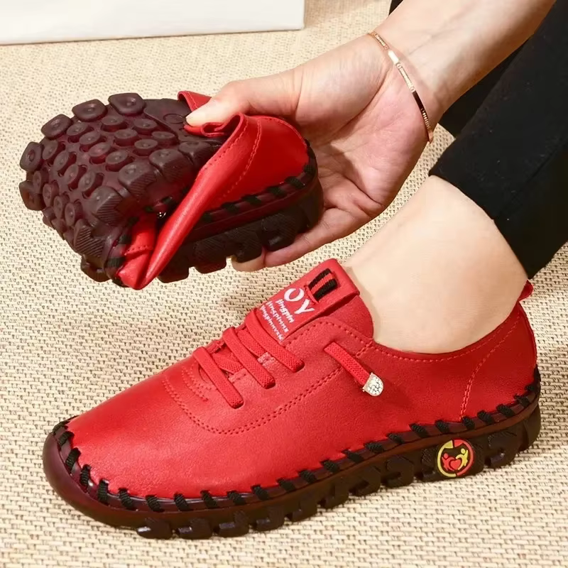 Chaussures de course en cuir PU pour femmes
