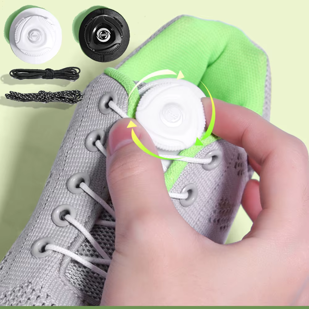 Lacets élastiques pivotants pour chaussures de sport
