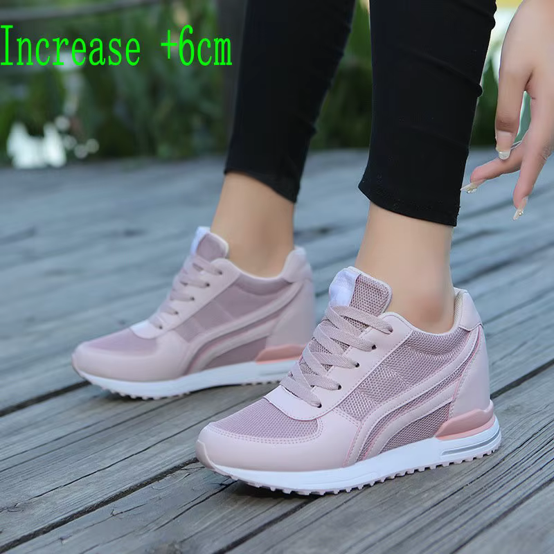 Chaussures à talons compensés respirantes pour femmes