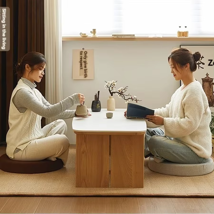 Chaise Tatami de style japonais, lit de chambre, coussin de siège pour la détente, chaise pliante portable pour baie vitrée, canapé paresseux, chaise sans pieds avec dossier