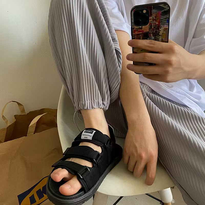 Sandales de style romain unisexe