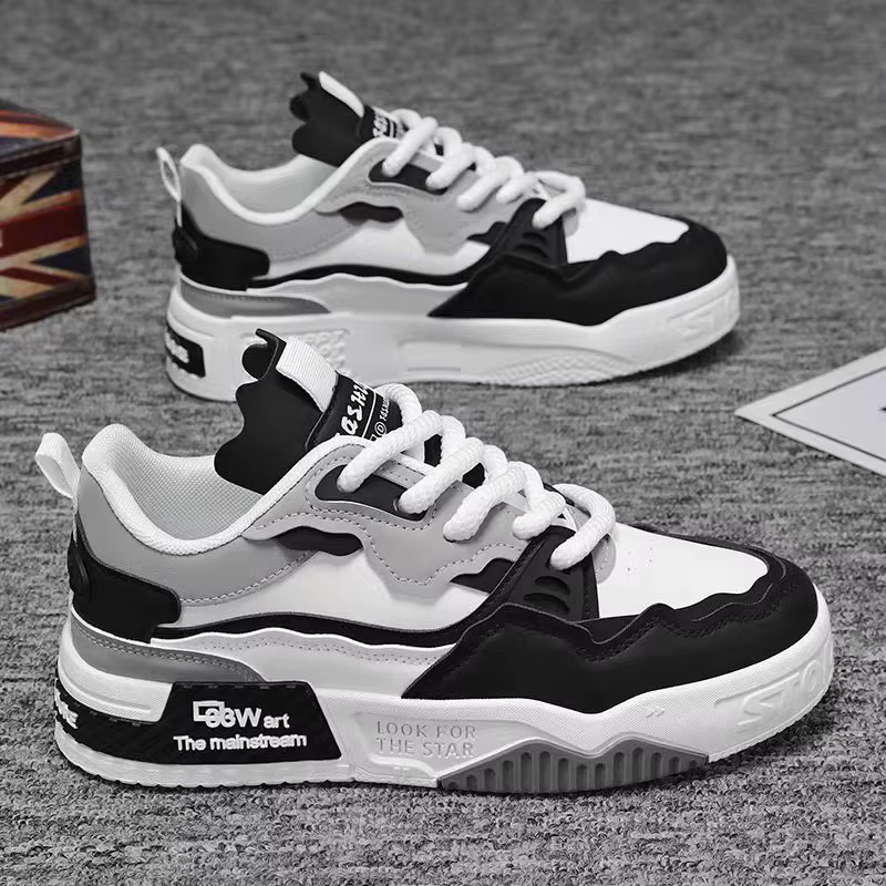 Chaussures décontractées à semelle épaisse pour hommes