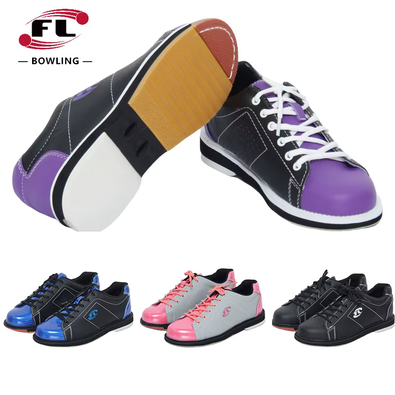 2025 nouvelles chaussures de Bowling pour unisexe léger respirant baskets en cuir PU hommes femmes sport formation