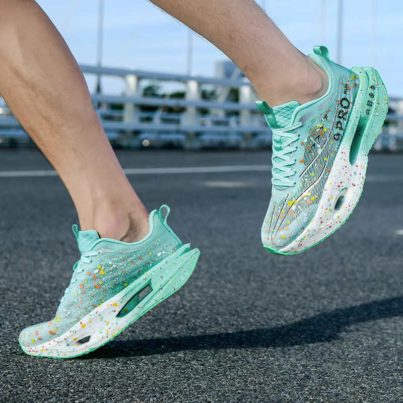 2025 nouvelles baskets pour hommes nuit fluorescente 3.0 plaque de carbone amorti chaussures de course