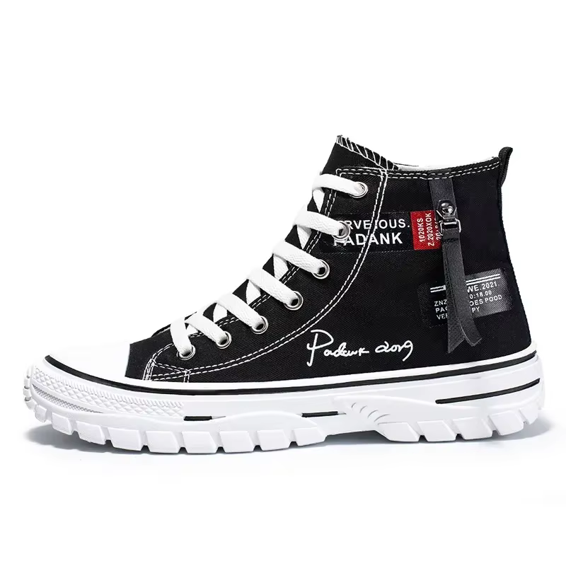 Chaussures montantes en toile respirante pour hommes