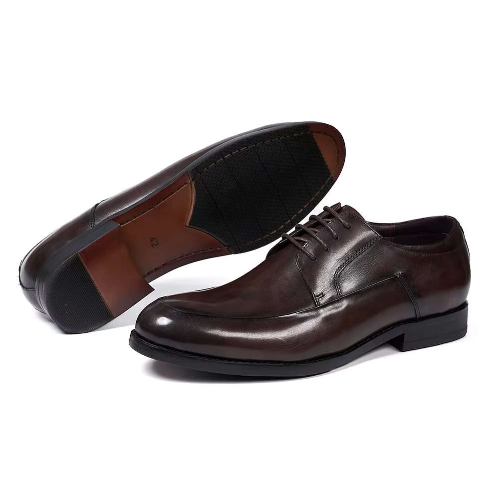 Chaussures Derby de Style italien pour hommes