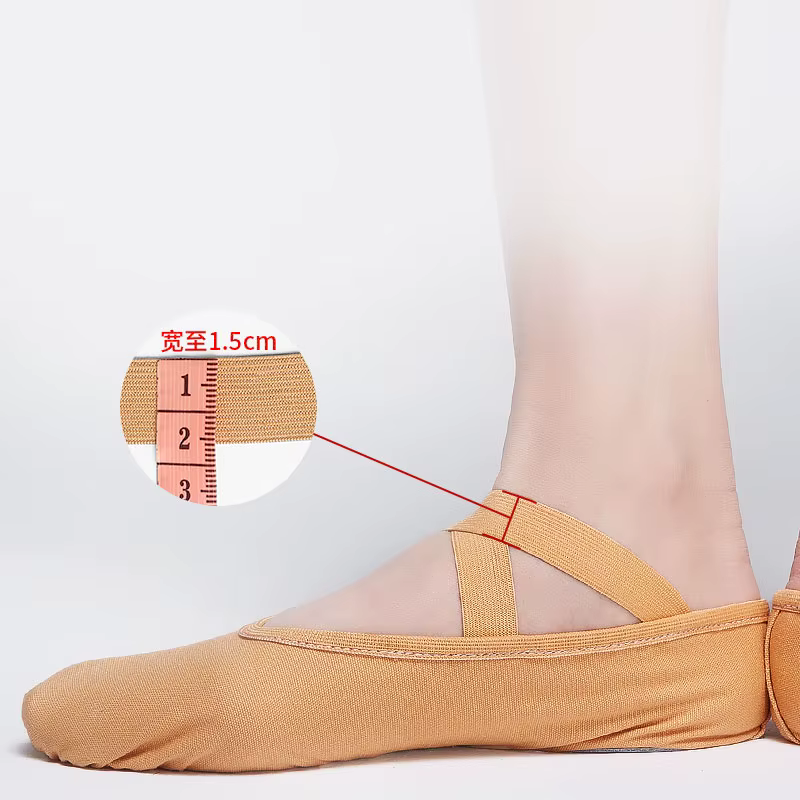 Chaussures de Ballet en toile pour filles et femmes