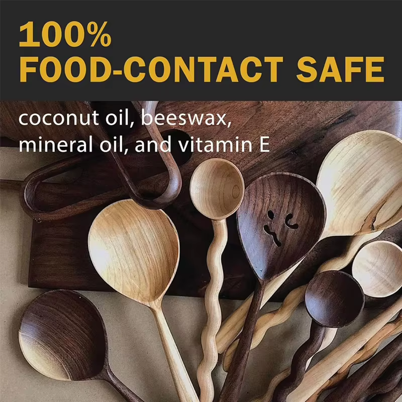 Huile d'entretien pour planches à découper en bois, anti-fissures, pour vaisselle en bois, bols, cuillères, huile essentielle de qualité alimentaire, conditionneur pour bois
