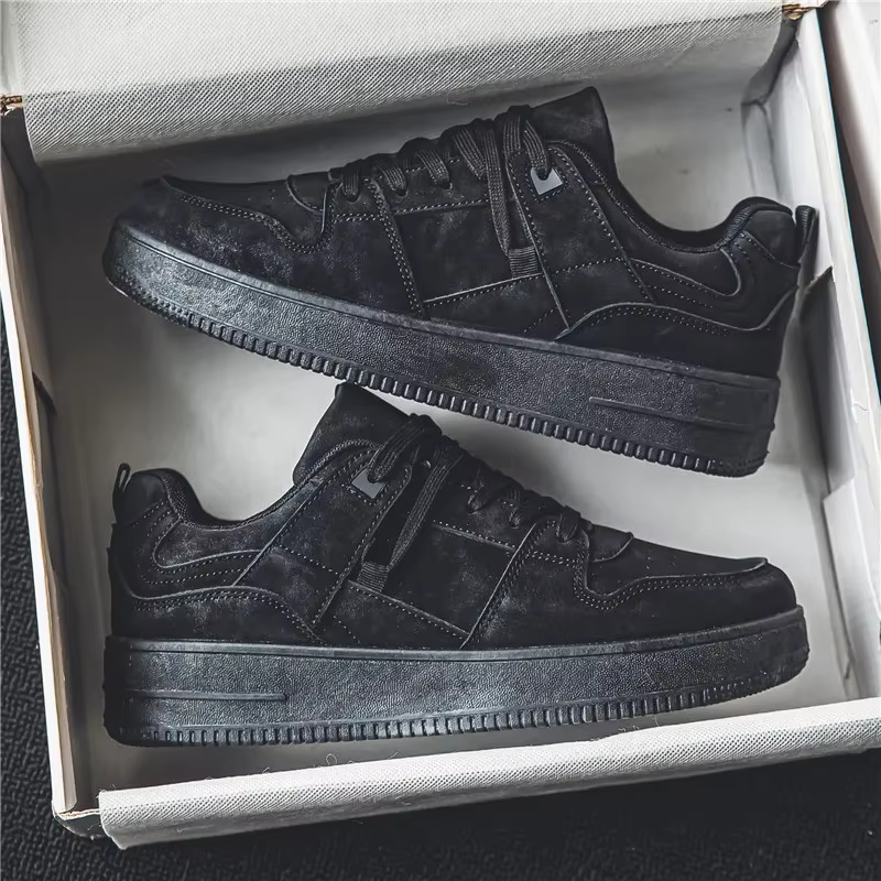Chaussures plates originales noires Air Force pour hommes