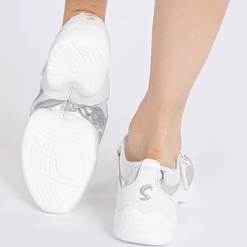 Sansha sandale baskets de danse pour l'été respirant maille sangle conception hommes femmes noir blanc chaussures