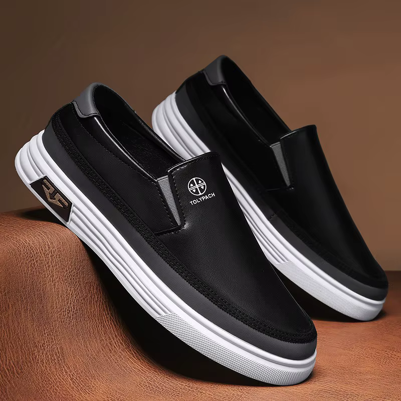 Mocassins pour hommes mode chaussures en cuir faites à la main marque de luxe
