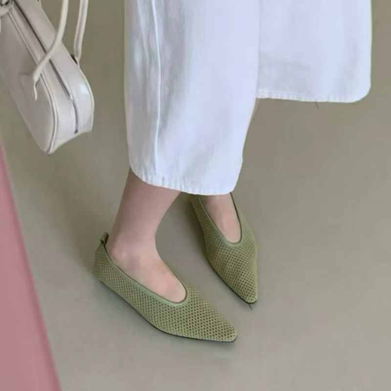 SUOJIALUN Nouvelle Collection Printemps 2026 Chaussures Bateau Femme Tendance à Bout Pointu