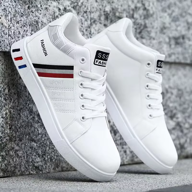 Chaussures de skate en cuir pour hommes