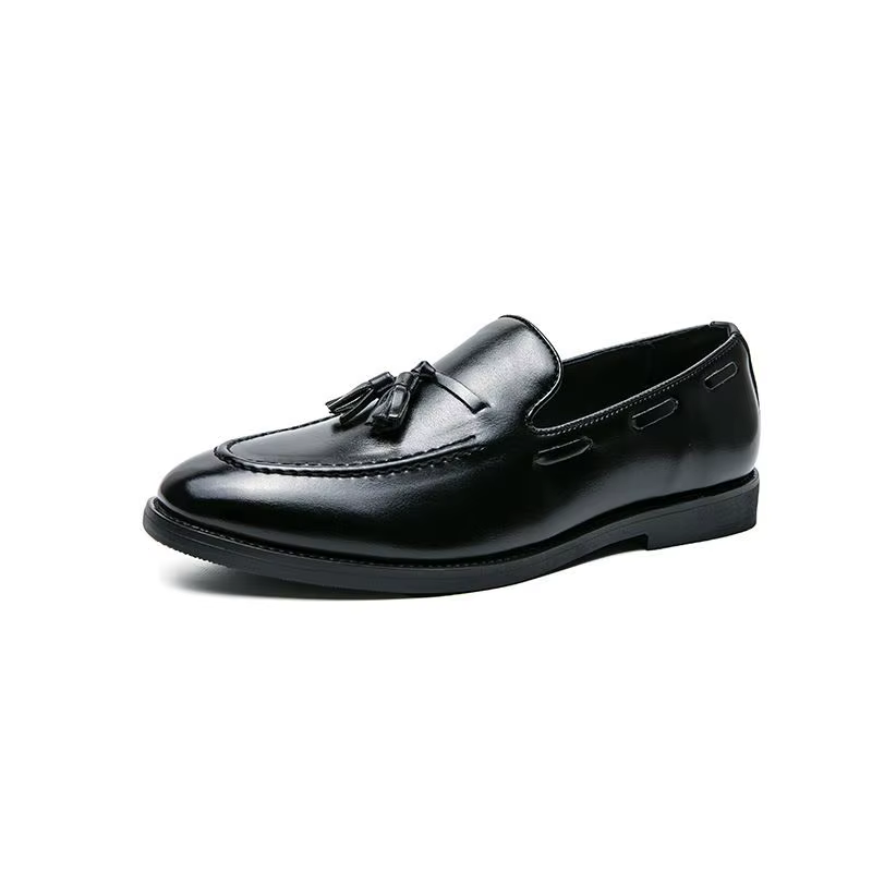 Nouvelles Chaussures Décontractées en Cuir Tendance pour Hommes – Style Britannique Élégant