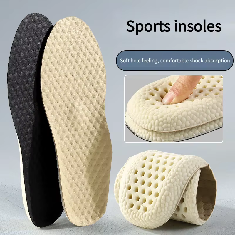 Nouvelles chaussures de sport de basket-ball semelles intérieures en mousse à mémoire de forme pour les pieds Absorption des chocs coussinets antidérapants semelle de chaussure souple confortable 1 pa