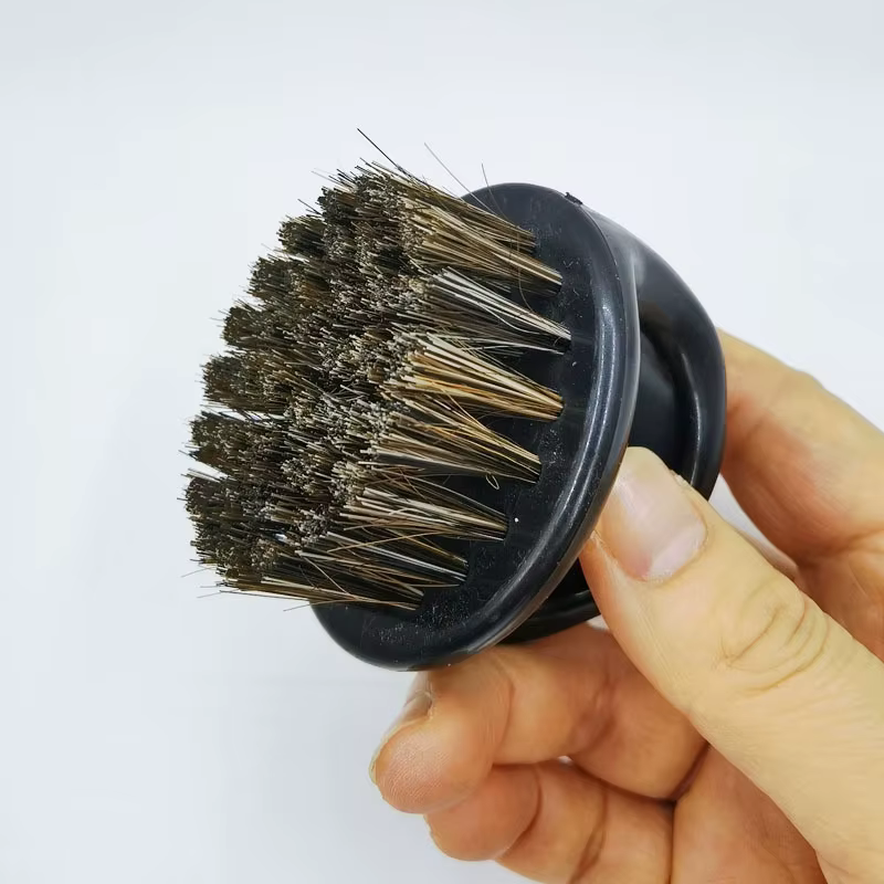 Brosse de rasage pour barbe pour hommes, fourrure de sanglier douce, Salon de coiffure, nettoyage du visage, outils de rasage, brosse de rasoir avec poignée, accessoire de coiffure