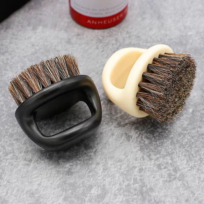 Brosse de rasage pour barbe pour hommes, fourrure de sanglier douce, Salon de coiffure, nettoyage du visage, outils de rasage, brosse de rasoir avec poignée, accessoire de coiffure