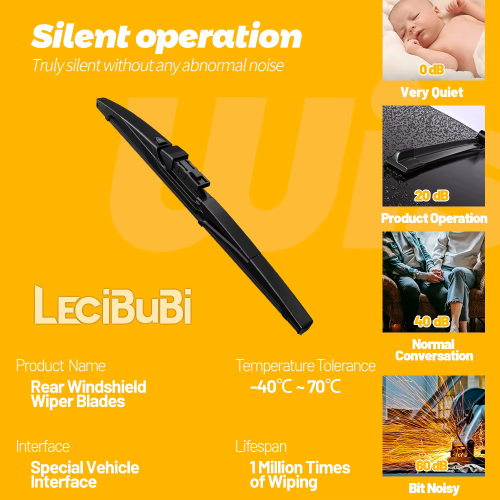 Pour Renault Duster 1 2014-2017 2015 2016 pare-brise arrière balai d'essuie-glace hayon essuie-glaces accessoires