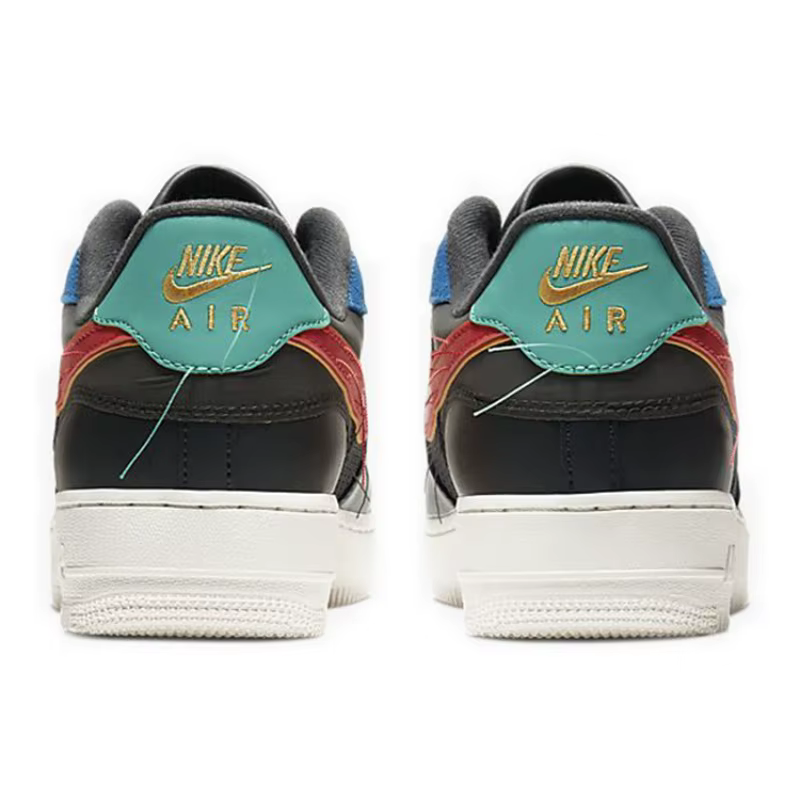 Baskets basses unisexes Nike Air Force 1 Low BHM Black History Month en cuir confortable de qualité supérieure-CT5534-001