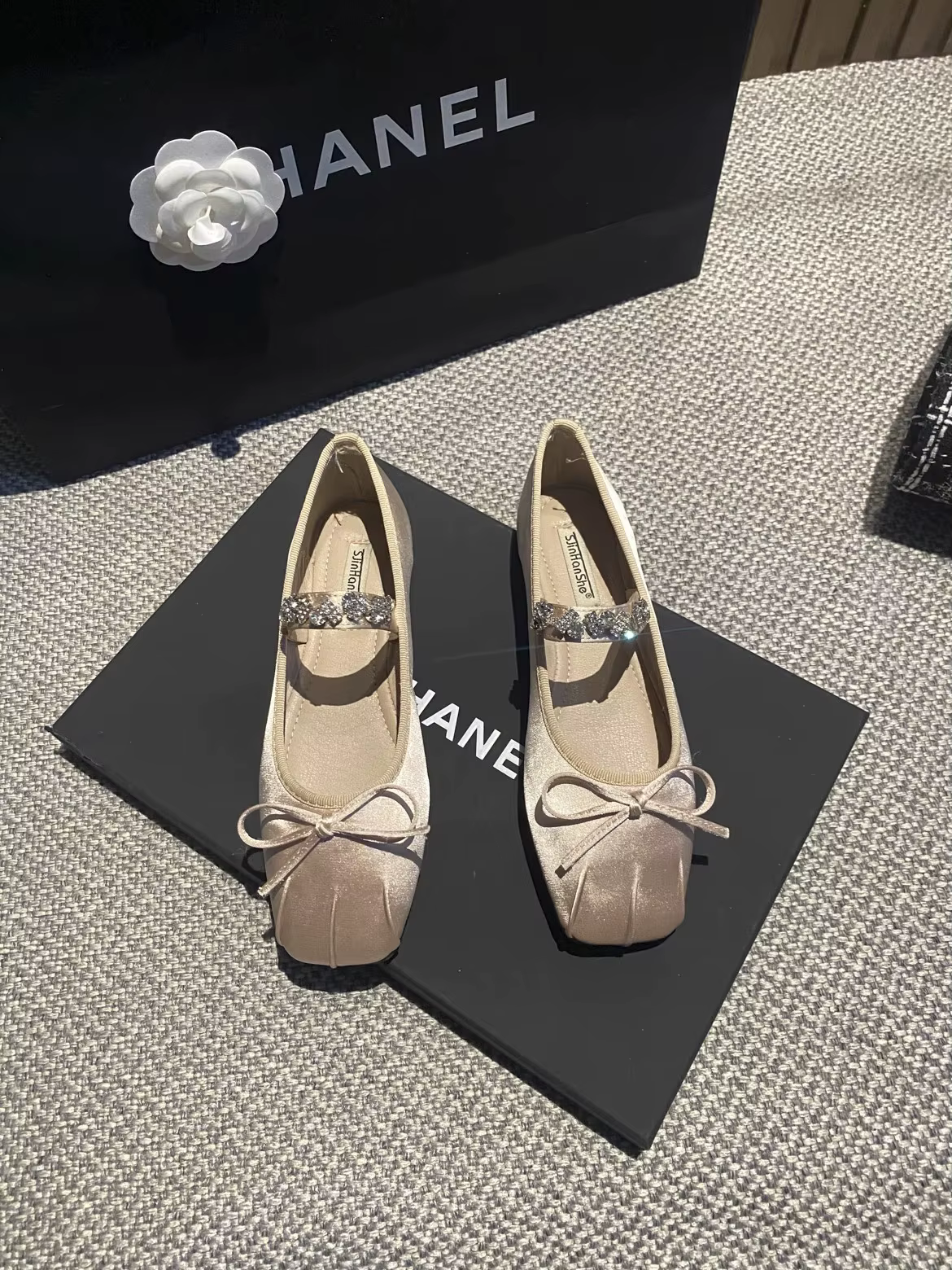 Chaussures plates Parker carrées pour femmes, chaussures de ballet décontractées, Mary Gasoline, biscuits français, printemps, nouvelle mode, 2025