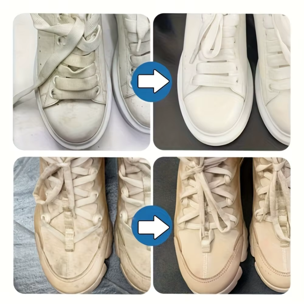 Nettoyant pour chaussures blanches
