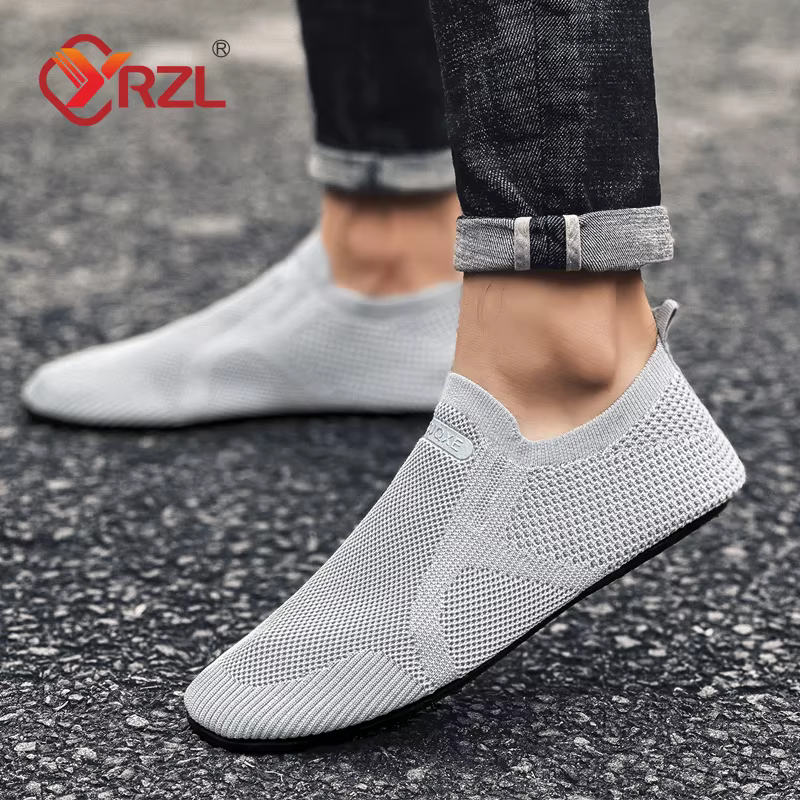 YRZL chaussures pour hommes marche tricot