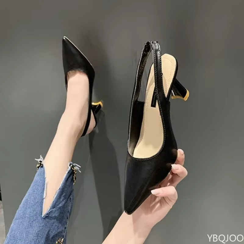 Nouvelles Chaussures à Talons Hauts Pointus pour Femmes