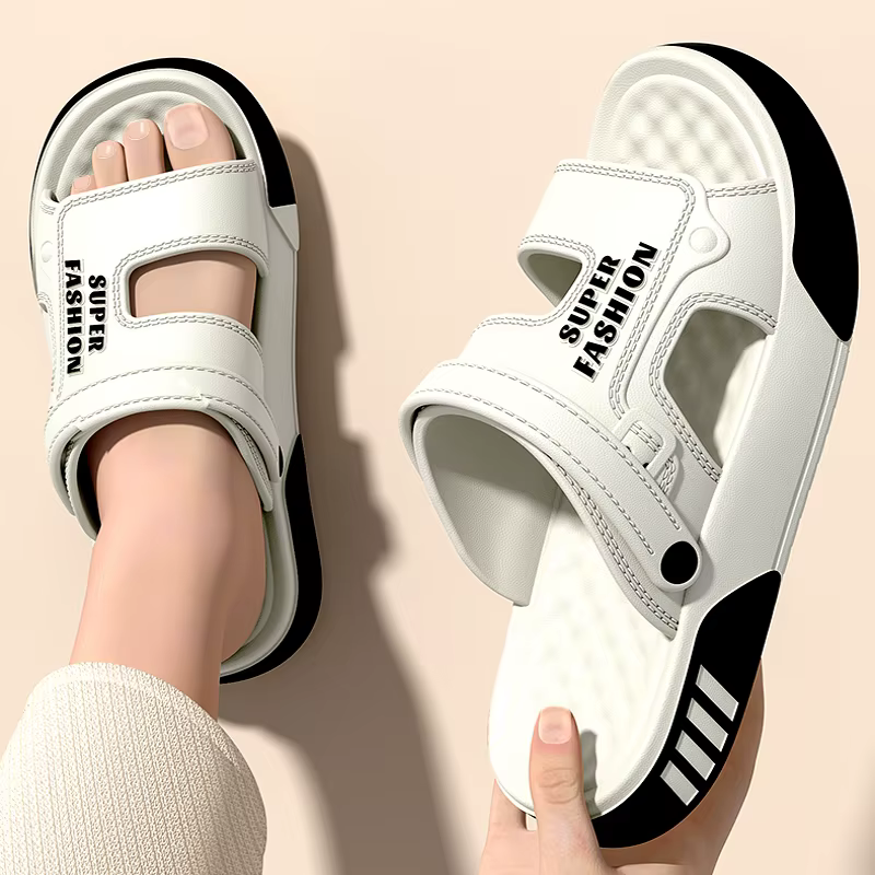 Chaussons d'été pour hommes en EVA à semelle souple