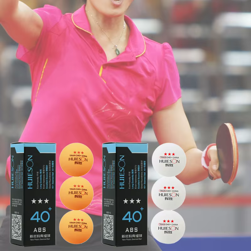 Balles tennis table sport balles tennis table blanches/oranges taille officielle 40 mm + balles professionnelles