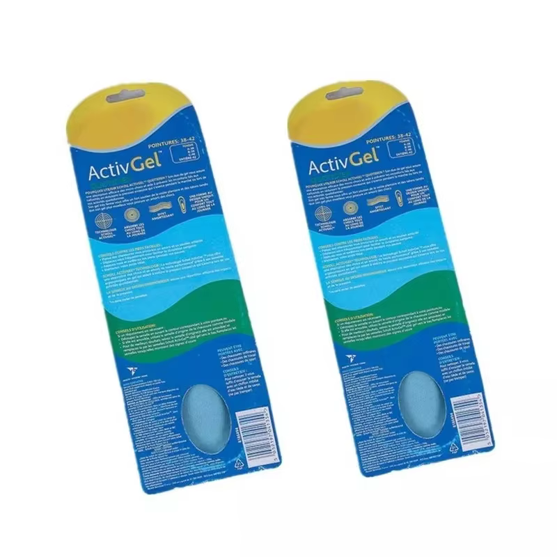 Semelles intérieures de chaussures de Sport souples en Gel antidérapant en Silicone