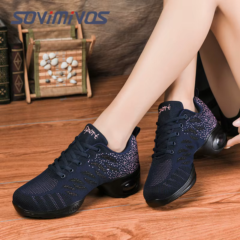 Chaussures de Jazz à Lacets pour Femme
