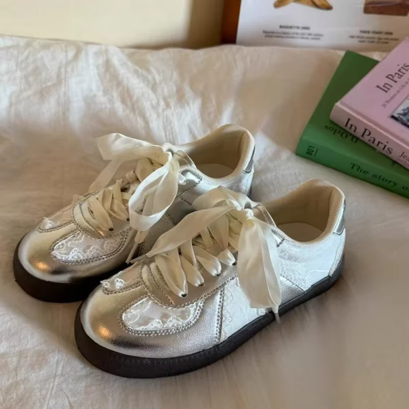 Rétro polyvalent femmes chaussure mode tempérament